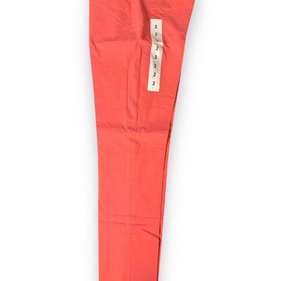 Mario Serrani Women’s Comfort Stretch Slim Fit Pants color coral size: 2 - Picture 5 of 5